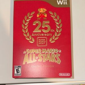 Sealed Nintendo Wii Super Mario All-Stars Limited Edition - Red and Gold.